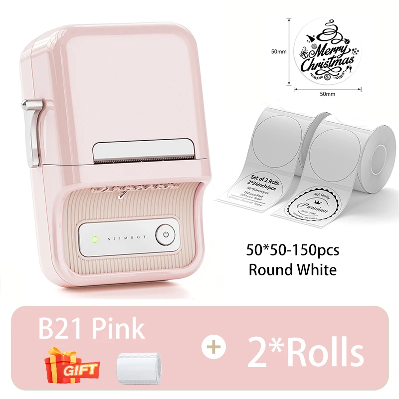 Pink-White50round-2R