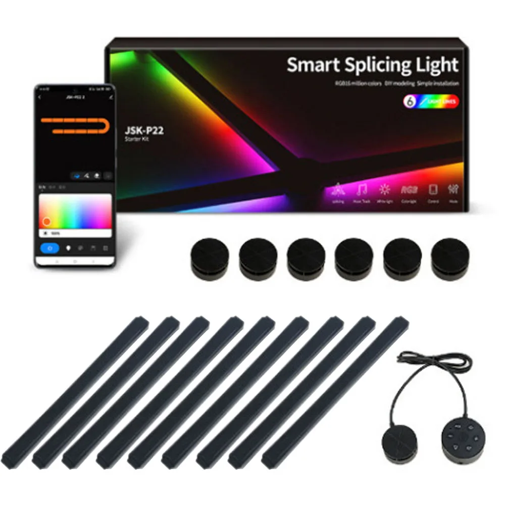 5V 9PCS Black Lamp