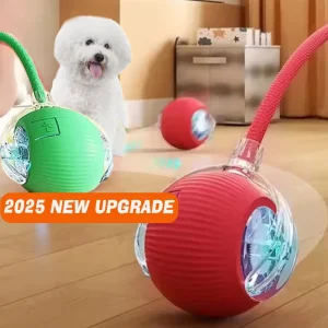 New Dog Interactive Ball Toy,Automatic Rolling Dog Ball Rechargeable,Smart Puppy Interactive Toy,Intelligent Balls Toy for Dogs