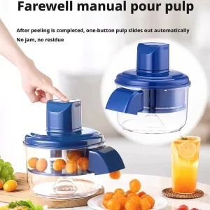 Automatic Electric Grape Peeler Machine - Hands-Free Skin Remover for Berries Fruits, Fruit Prep Tool, Effortless Peeling