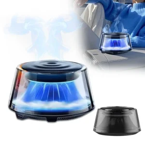 Auto Car Air Freshener, 6-Color LED Light & Auto Mist Fuji Diffuser, Deodorizer Mount Car Interior Fragrance Spray, Design Y7D8
