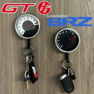 FRS FT86 SUBARU BRZ tachometer Key hook Keychain Key Holder Toyota GT86 Car pendant JDM Style Key Holder key ring Car accessorie