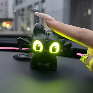 Toothless Car Ornament Cartoon Kawaii Dragon Taming Master Night Wings Will Move Radiant Car Center Console Decorative Pendant